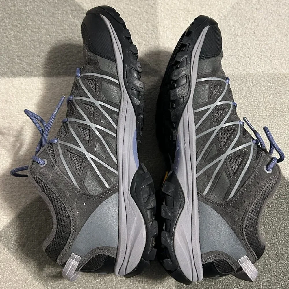 THE NORTH FACE Storm Ill WP Hiking Gray/Marlin‎ Blue Sneakers Women's Size 10